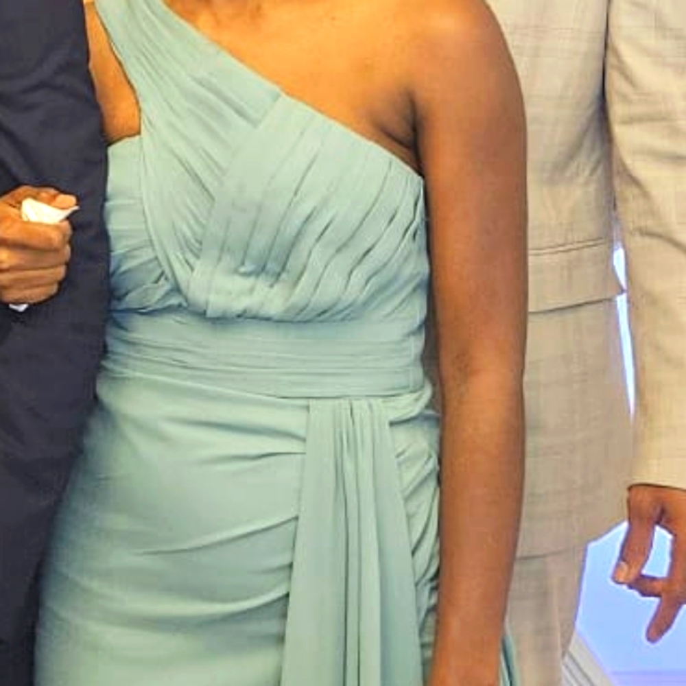 Green bridesmaid dress